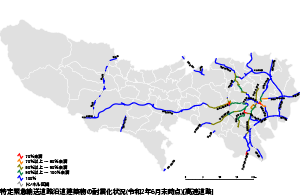 高速道路の状況（令和2年6月末時点）