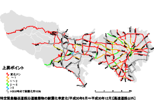 【高速道路以外】（平成30年６月末⇒平成30年12月末時点）