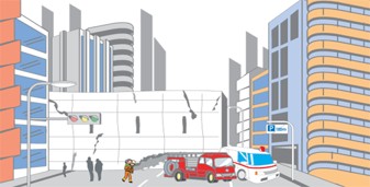 緊急輸送道路のイメージ