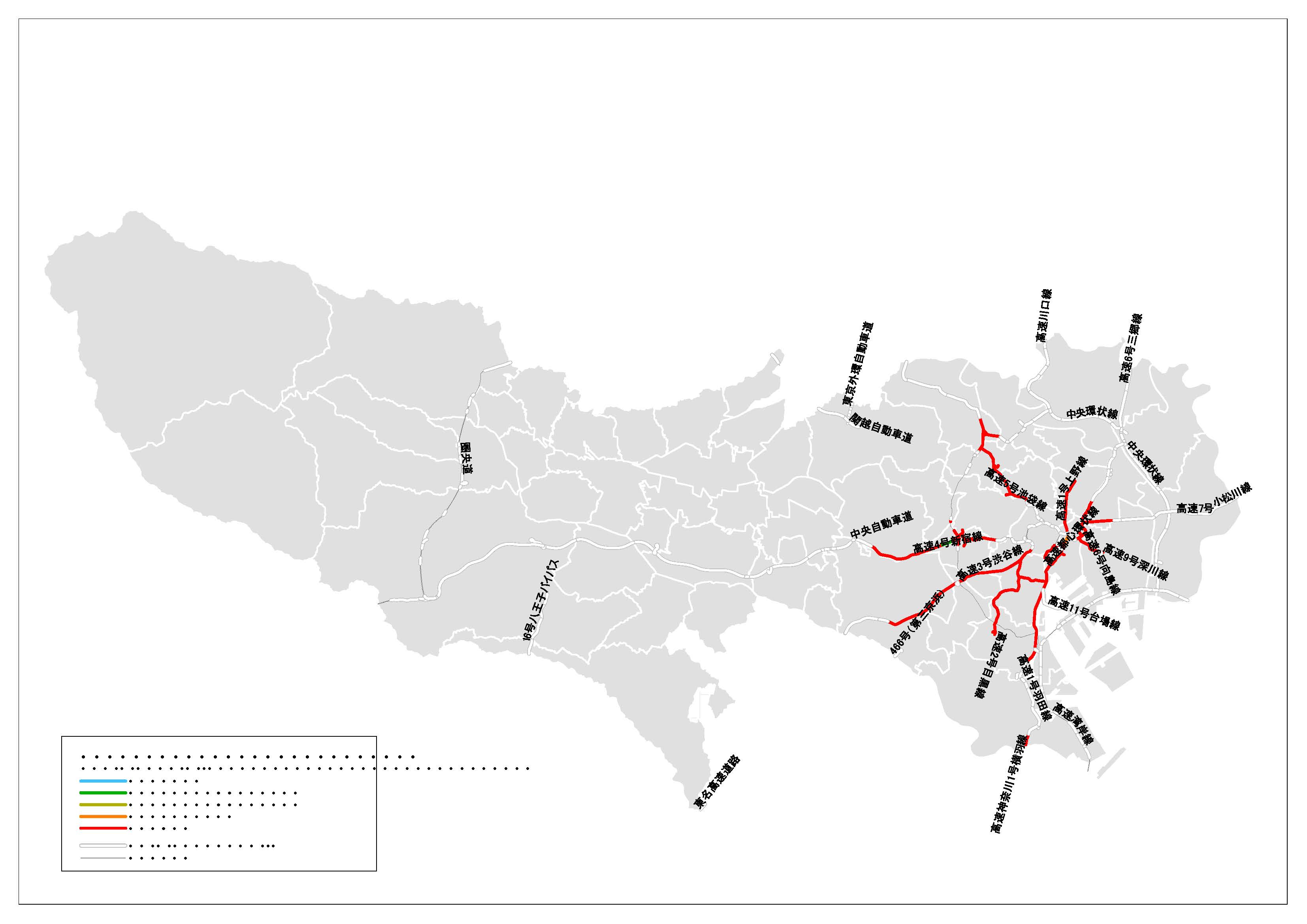 高速道路の状況（令和6年6月末時点➡令和６年12月末時点）